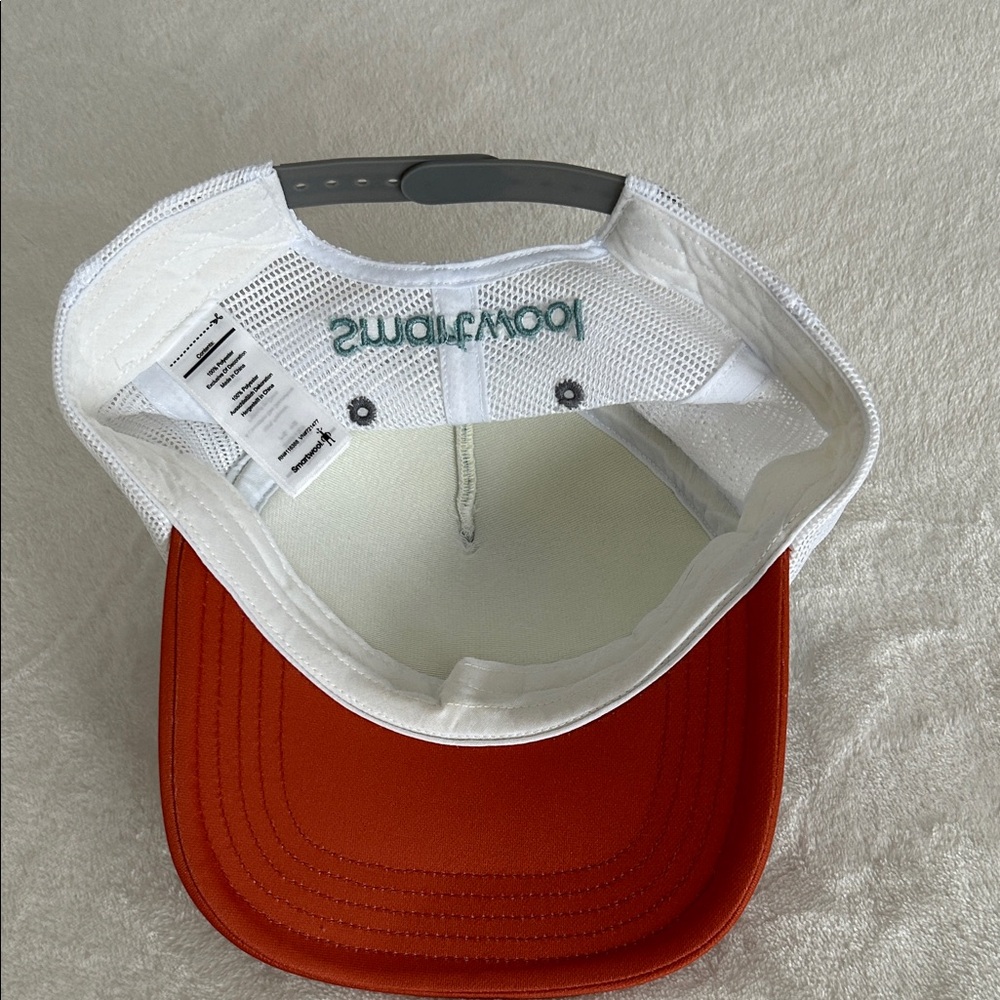 Smartwool White and Green Trucker Hat - Picture 5 of 6